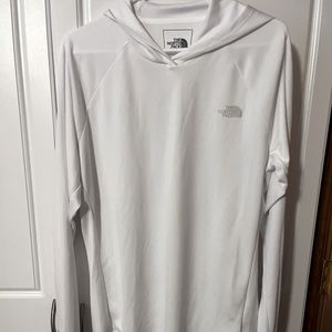 Mens The North Face Lightweight White Hoodie Size L NWOT